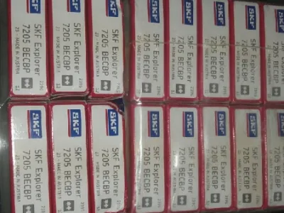 SKF 7205BECBP 单列角接触球轴承 尺寸 25mm x 52mm x 15mm