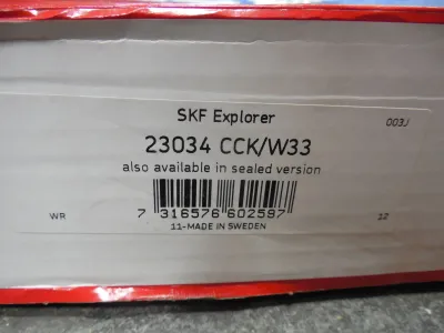 23034CCK/W33 SKF球面滚子轴承